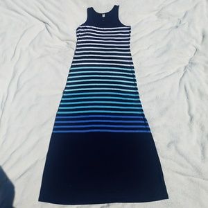 Blue ombre Maxi dress